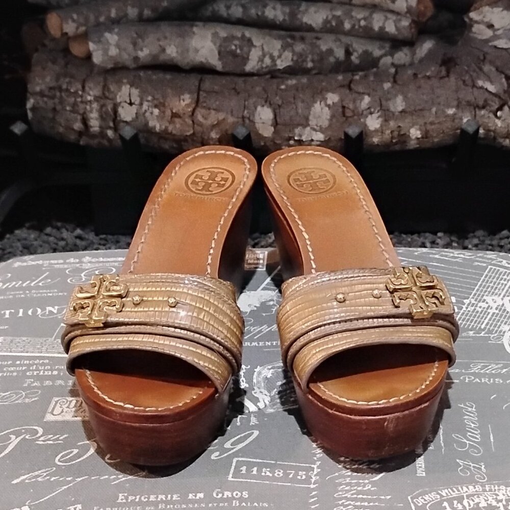 Women's Tory Burch Wedge Sandals - Picture 3 of 5